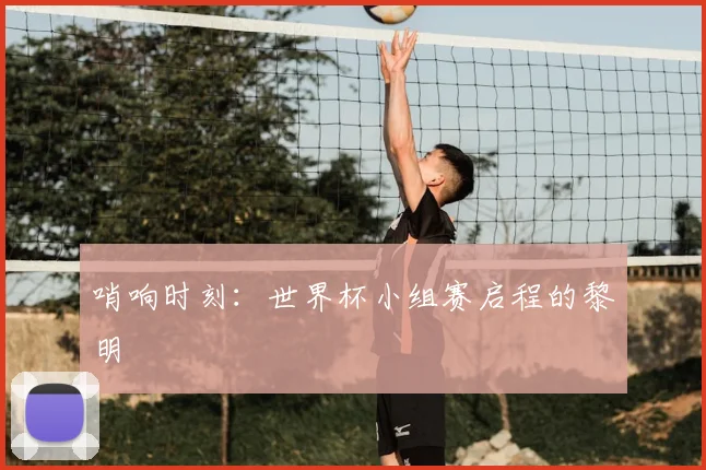 哨响时刻：世界杯小组赛启程的黎明