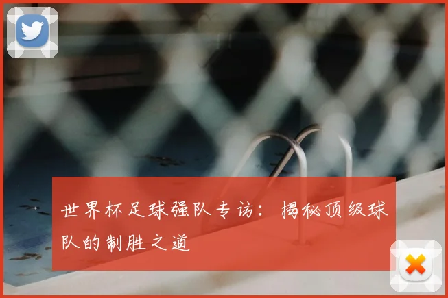 世界杯足球强队专访：揭秘顶级球队的制胜之道